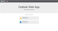 Desktop Screenshot of owa.iway.ch