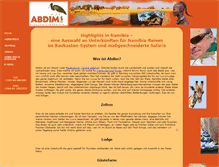 Tablet Screenshot of abdim.iway.na