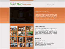 Tablet Screenshot of namshore.iway.na