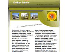 Tablet Screenshot of duiker.iway.na