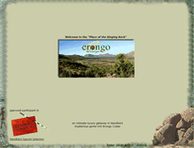 Tablet Screenshot of erongolodge.iway.na