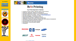 Desktop Screenshot of bestprinting.iway.na